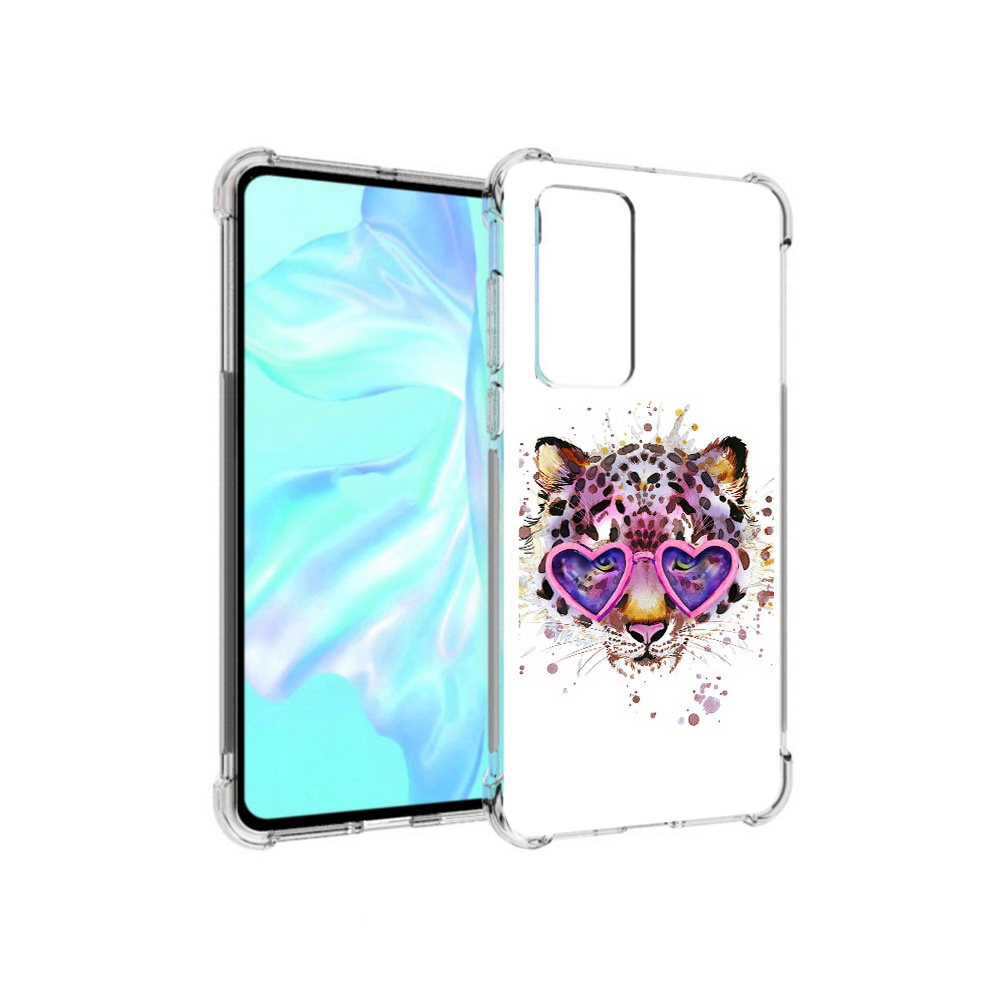 

Чехол MyPads Tocco для Huawei P40 модный леопард, Прозрачный, Tocco
