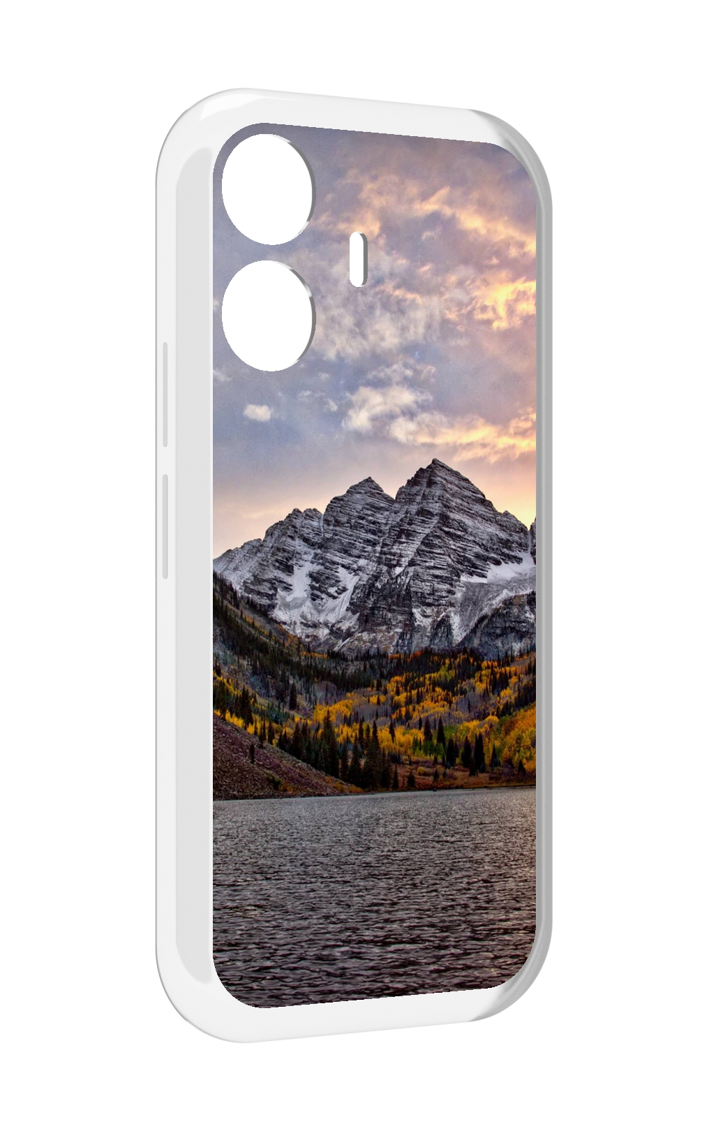 

Чехол MyPads горы-колорадо для Vivo Y77E / Vivo iQOO Z6 Lite, Прозрачный, Tocco