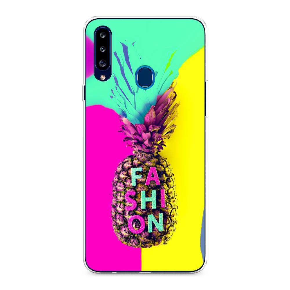 

Чехол Awog на Samsung Galaxy A20s / Самсунг A20s "Кислотный ананас", Разноцветный, 2100850-10