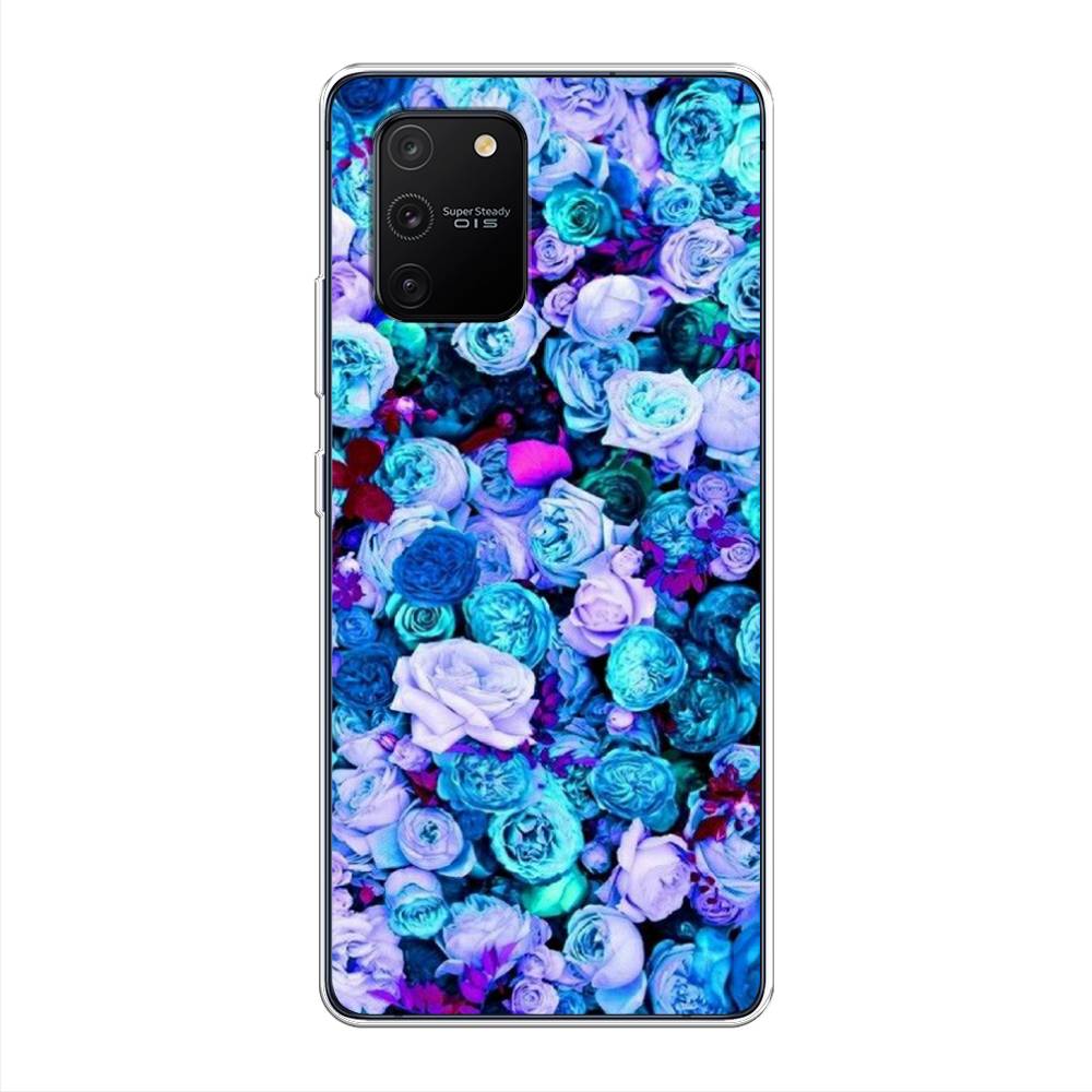 

Чехол для Samsung Galaxy S10 Lite/A91 "Цветочный ковер", Фиолетовый, 210050-2