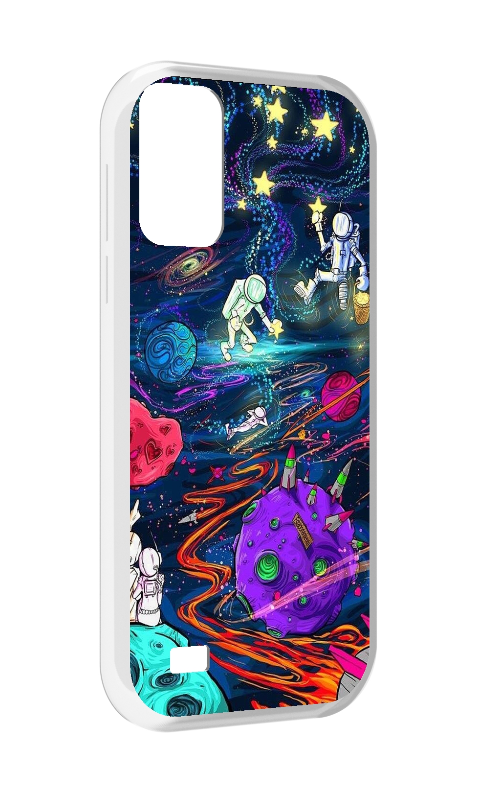 

Чехол MyPads красочный космос для Oukitel C31, Прозрачный, Tocco