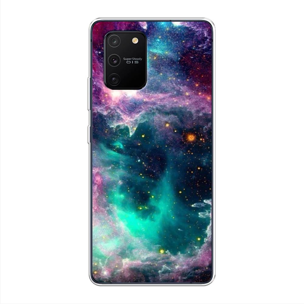 

Чехол на Samsung Galaxy S10 Lite "Звездные облака", Розовый;бежевый, 210050-2