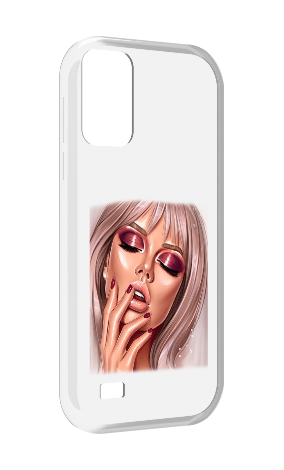 

Чехол MyPads красивый-портрет-девушки женский для Oukitel C31, Прозрачный, Tocco