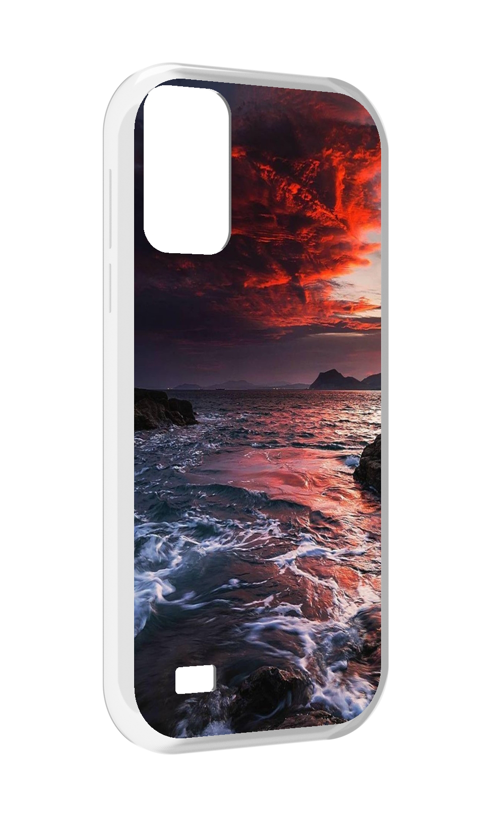 

Чехол MyPads красивый залив для Oukitel C31, Прозрачный, Tocco