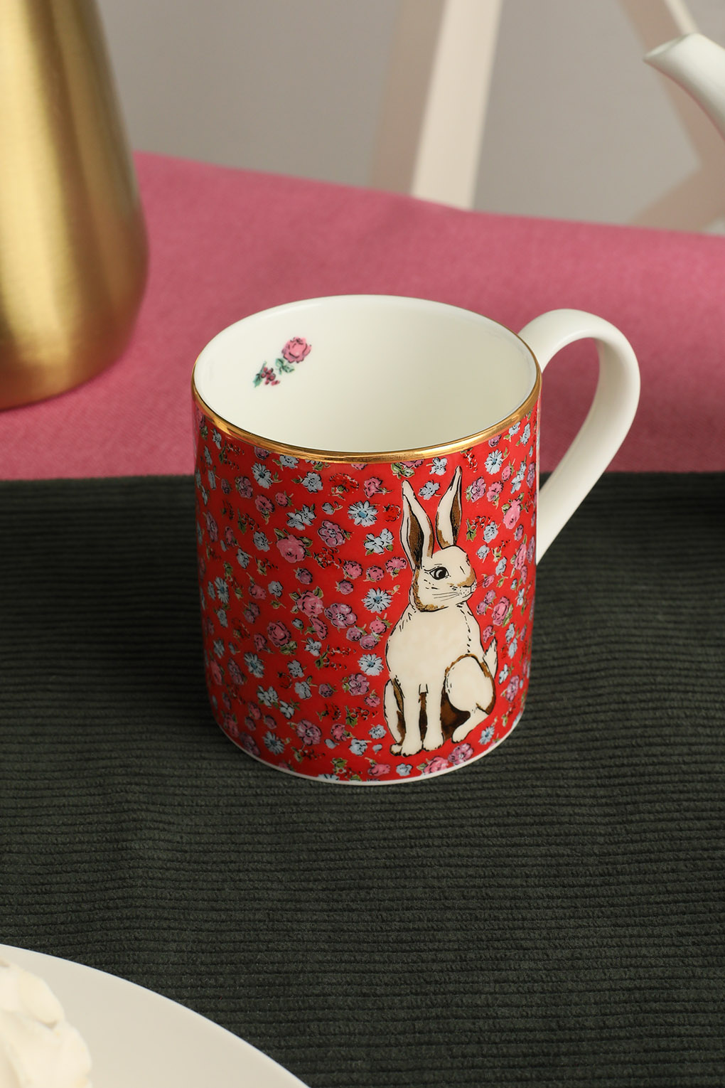 Кружка 280 мл красный/белый/голубой MGL005-H