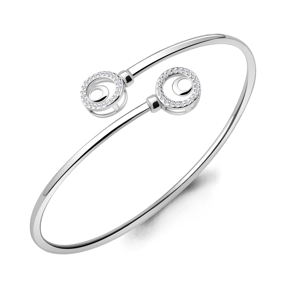 

Браслет из серебра с фианитом Aquamarine Aquamarine 74163А_925_р р. 19, 74163А_925_р