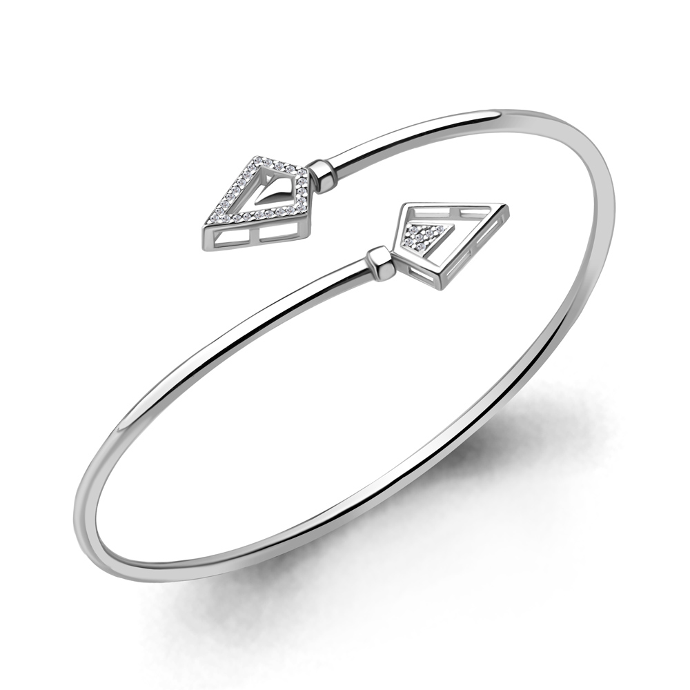 

Браслет из серебра с фианитом р. 16 Aquamarine 74162А_925_р, 74162А_925_р