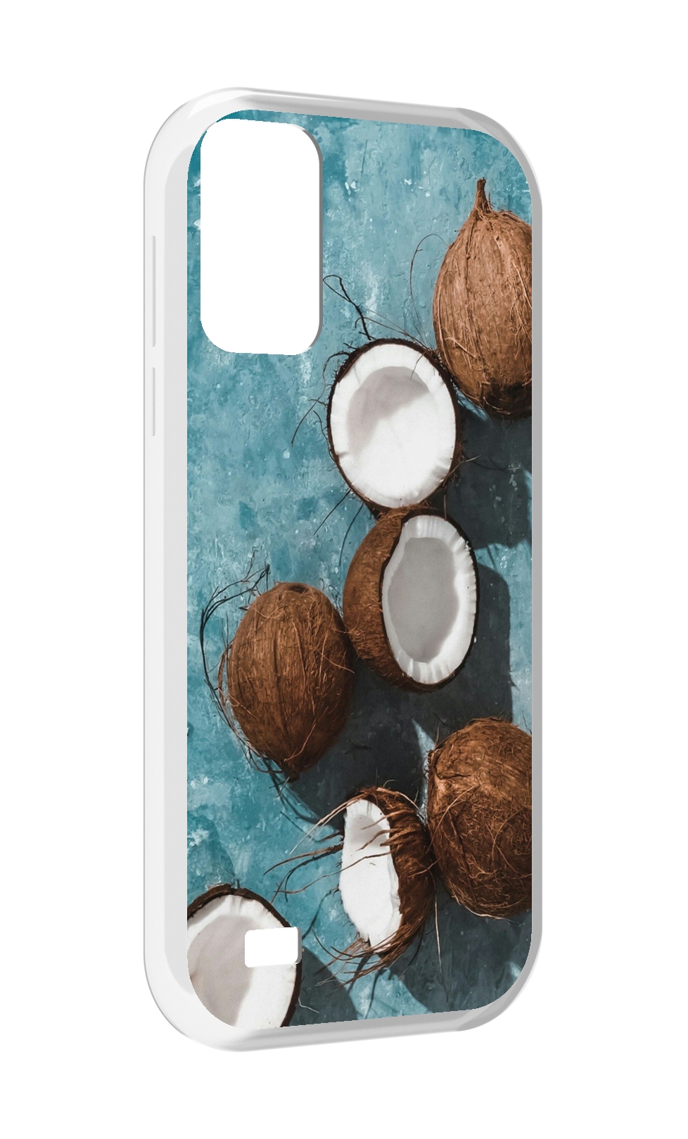 

Чехол MyPads красивые-кокосы для Oukitel C31, Прозрачный, Tocco