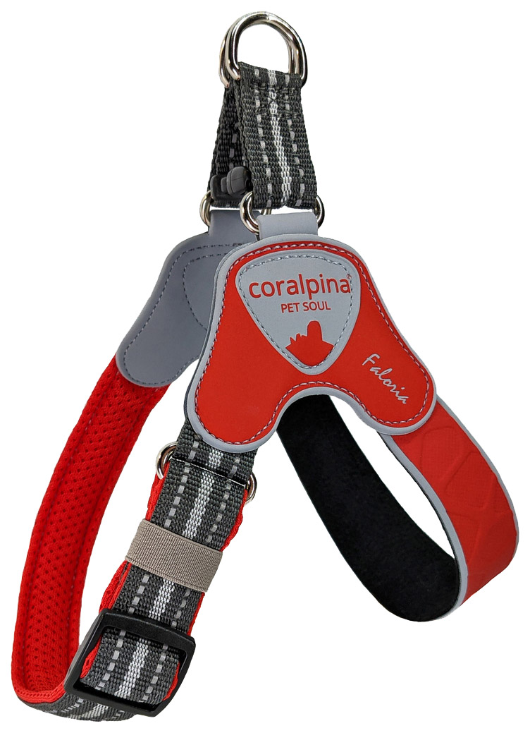 Шлейка Cortina Faloria C201RD040, регулируемая, суперпрочная, красная