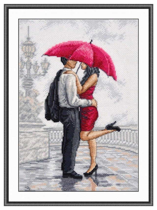 

Вышивка крестом «Овен» 780 В объятиях дождя