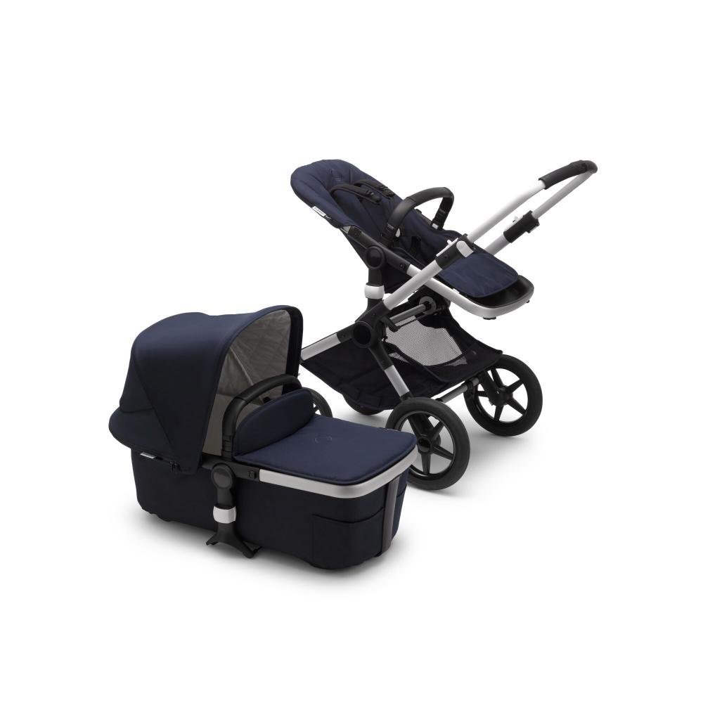 

Коляска 2 в 1 Bugaboo fox2 classic alu/dark navy complete, Fox2