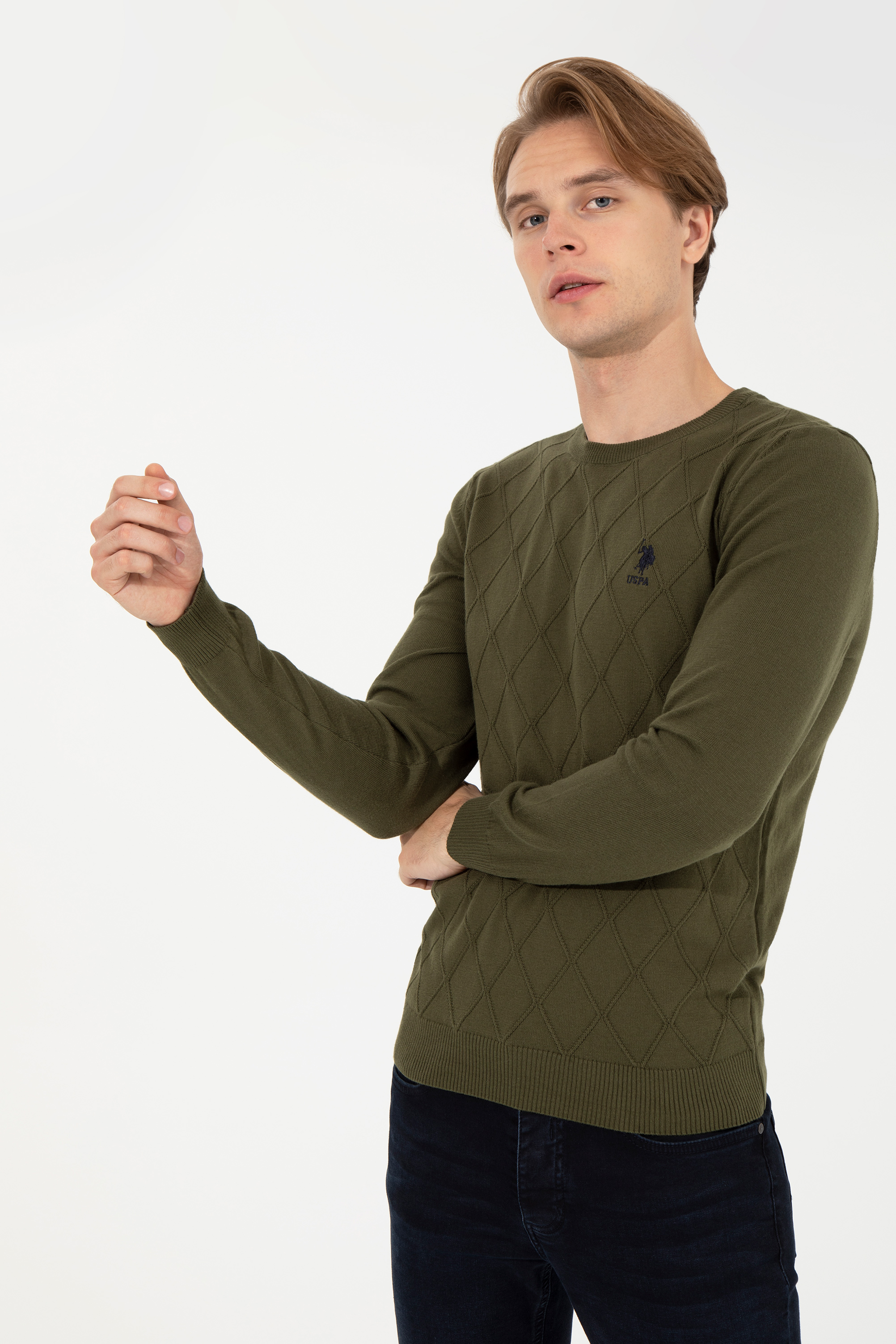 

Джемпер мужской U.S. POLO Assn. G081GL0TK0HOOK хаки XS, G081GL0TK0HOOK
