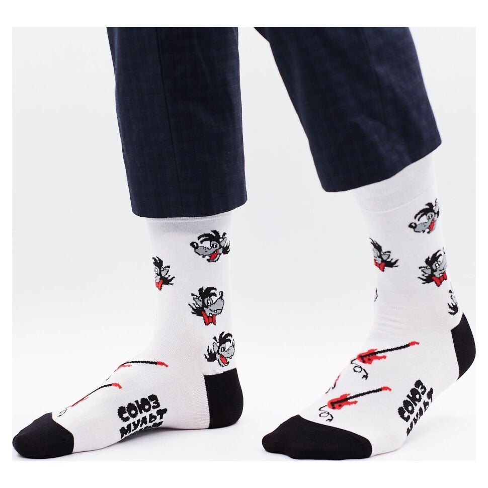 

Носки мужские St. Friday Socks smf-1135-02 белые, Белый, smf-1135-02