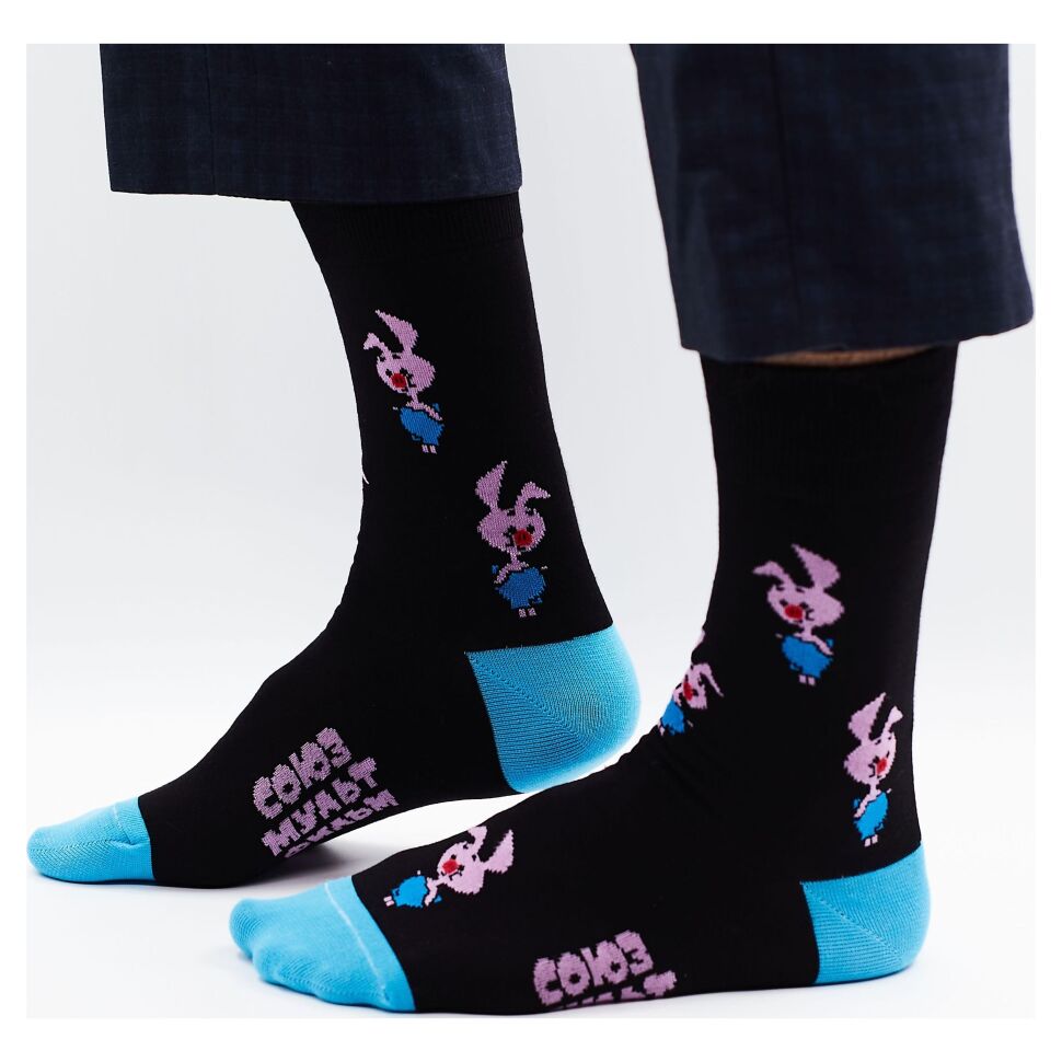 

Носки мужские St. Friday Socks smf-1134-19 черные, Черный, smf-1134-19