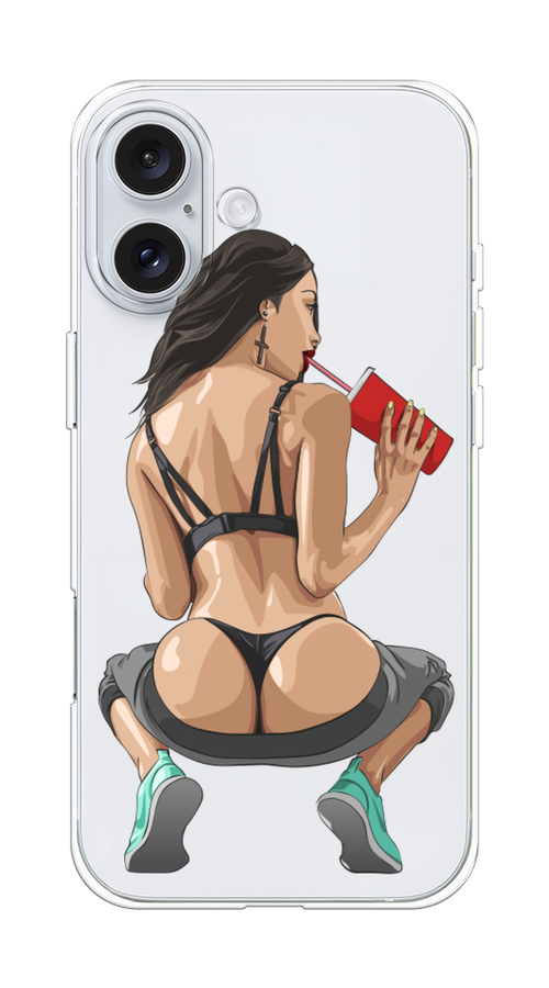 

Чехол на Apple iPhone 16 Plus "Сочные булочки", Бежевый;красный;черный, 16150-1
