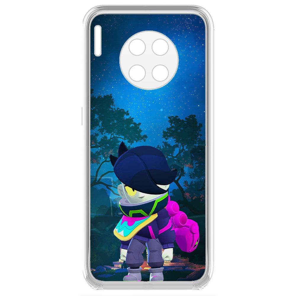 

Чехол-накладка Brawl Stars-Орочи Эдгар для Huawei Mate 30, Прозрачный