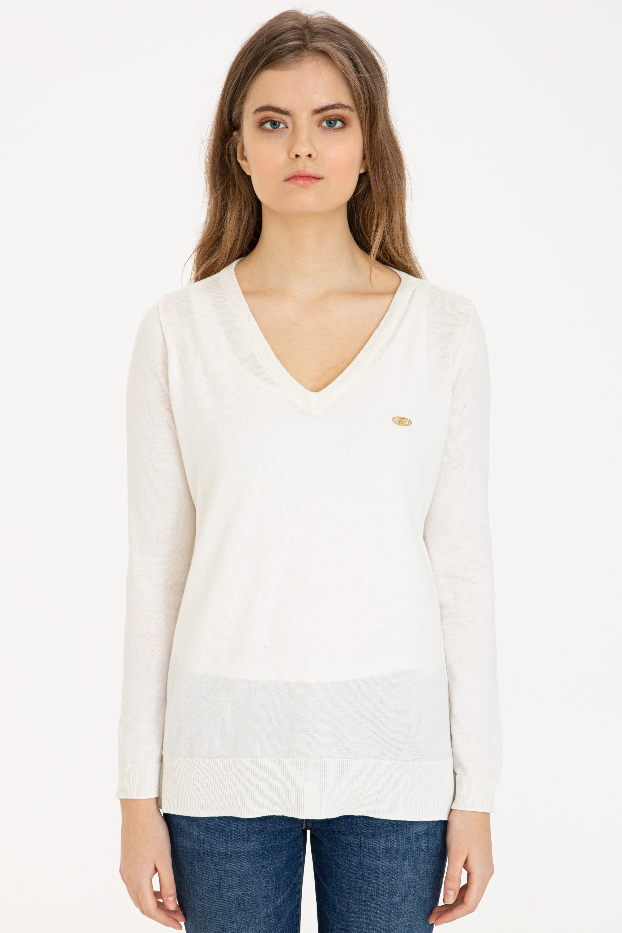 

Пуловер женский U.S. POLO Assn. G082SZ0TK0ORINAV белый XL, G082SZ0TK0ORINAV