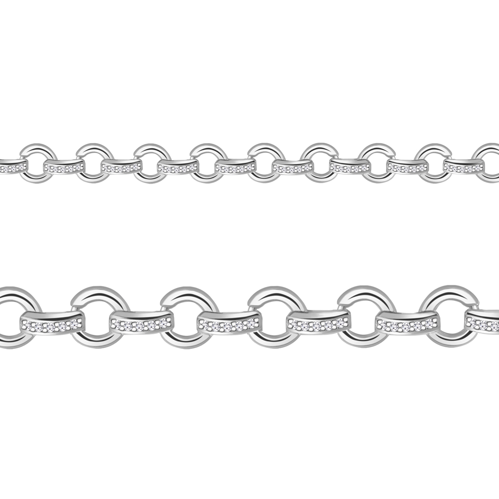

Браслет из серебра с фианитом Aquamarine Aquamarine 74155А_925_р р. 16, 74155А_925_р