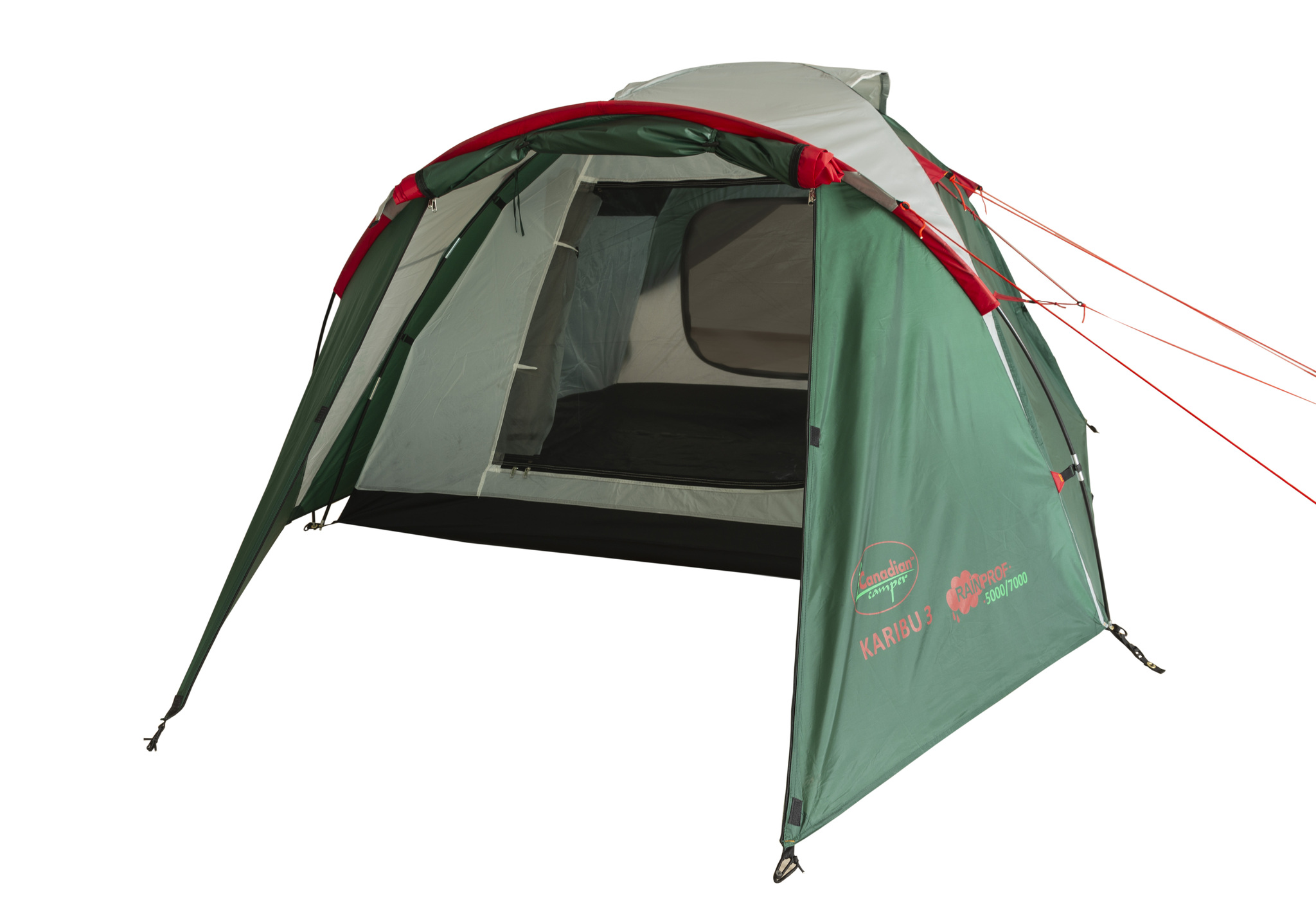 фото Палатка canadian camper karibu, кемпинговая, 4 места, зеленый