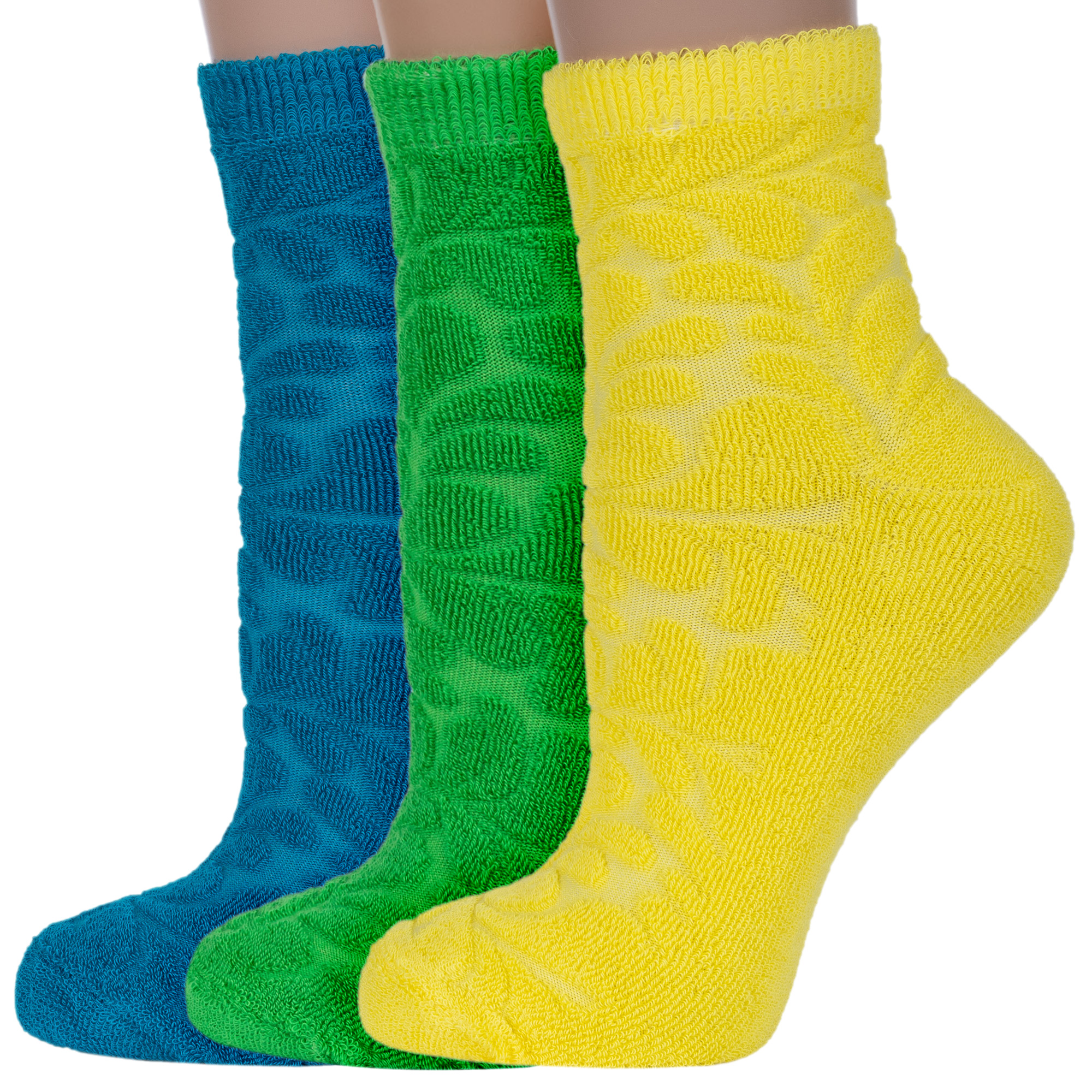 

Носки детские Rusocks 3-Д-33301 цв. зеленый; бирюзовый; желтый р. 20-22, 3-Д-33301