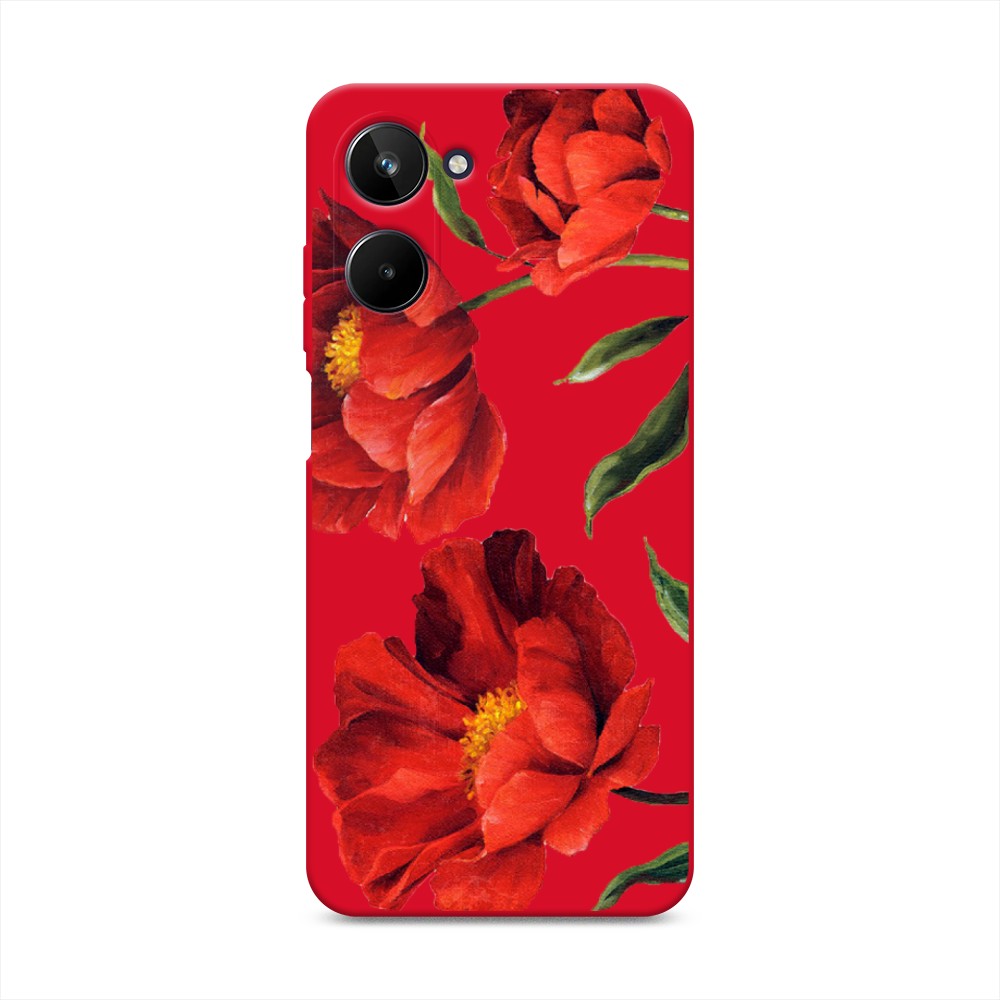 

Чехол Awog на Realme 10 4G "Красные маки", Красный, 2512153-1