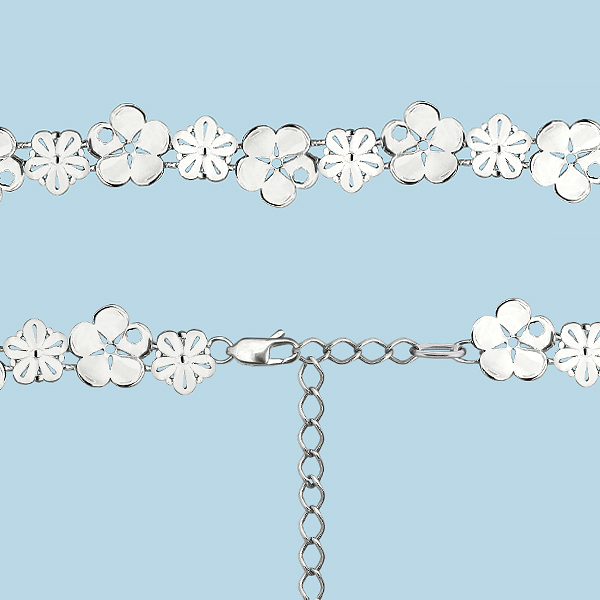 

Браслет из серебра р. 16 Aquamarine 74084_925_р, 74084_925_р