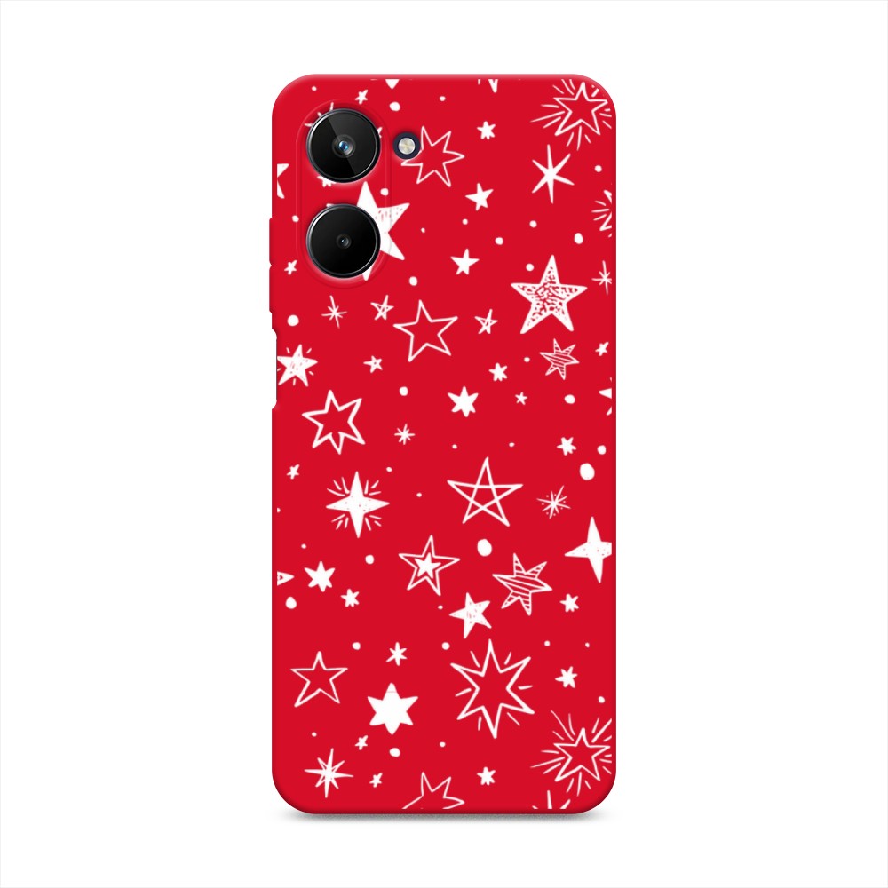 

Чехол Awog на Realme 10 4G "Звездочки графика белая", Прозрачный;белый, 2512153-1