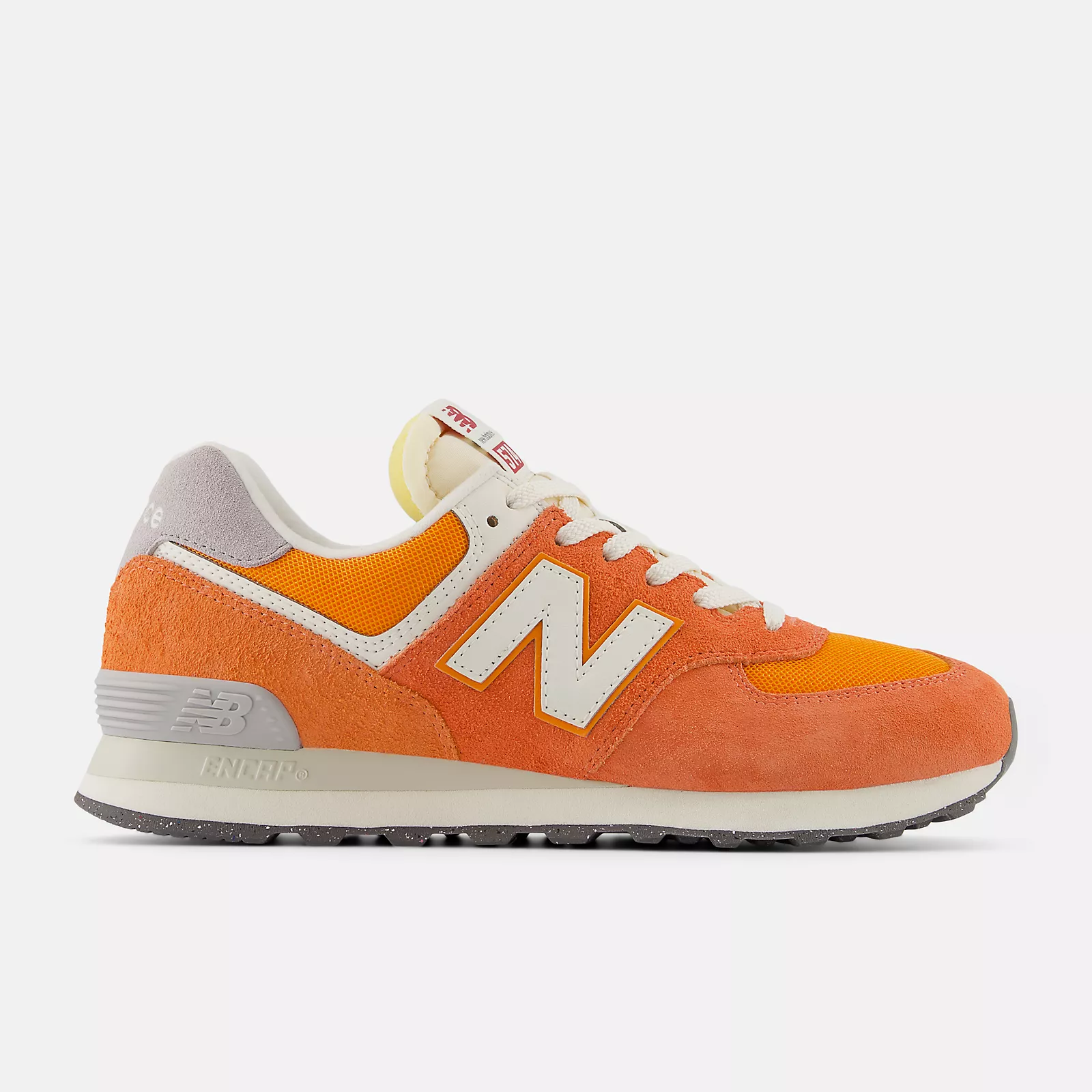 Кроссовки унисекс New Balance U574RCB оранжевые 8 US