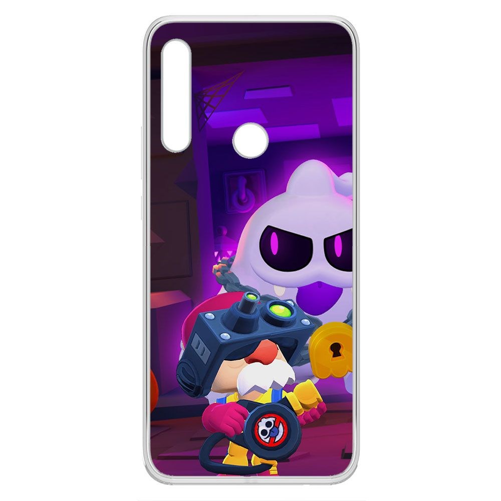 

Чехол-накладка Brawl Stars-Охотник за Скуиками Гэйл для Honor 9X, Прозрачный