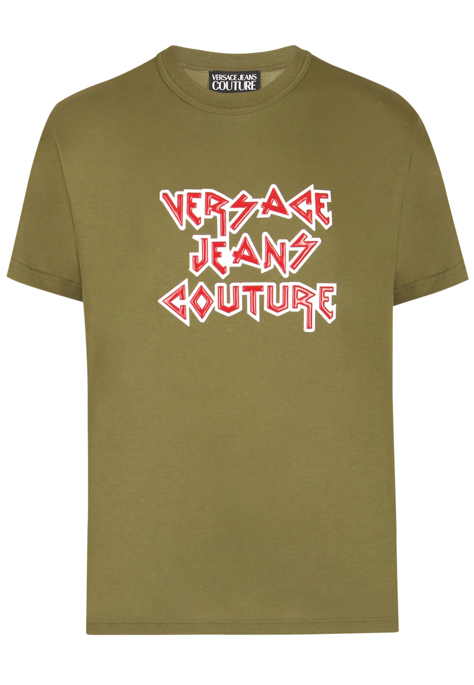 

Футболка мужская Versace Jeans Couture 125304 зеленая M, Хаки, 125304