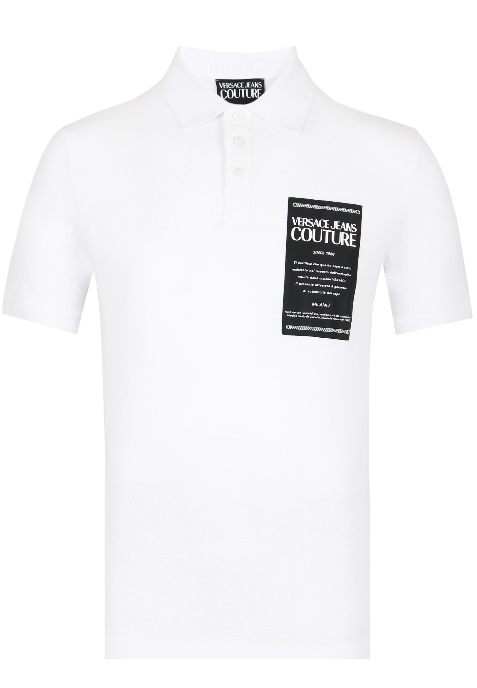 

Футболка мужская Versace Jeans Couture 125315 белая 2XL, 125315