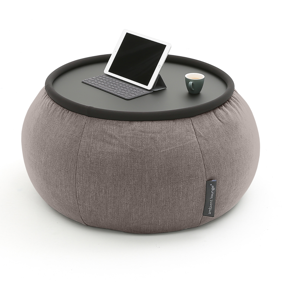 Журнальный столик пуф Ambient Lounge - Versa Table - Hot Chocolate шенилл шоколадный 22990₽