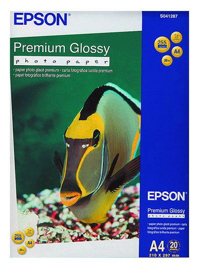 

41287 Глянцевая фотобумага EPSON Premium Glossy Photo Paper A4 (20 листов, 255 г/м2) C13S0