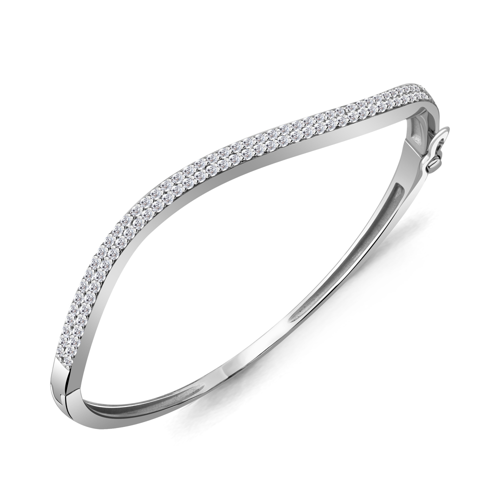 

Браслет из серебра с фианитом Aquamarine Aquamarine 74038А_925_р р. 18, 74038А_925_р