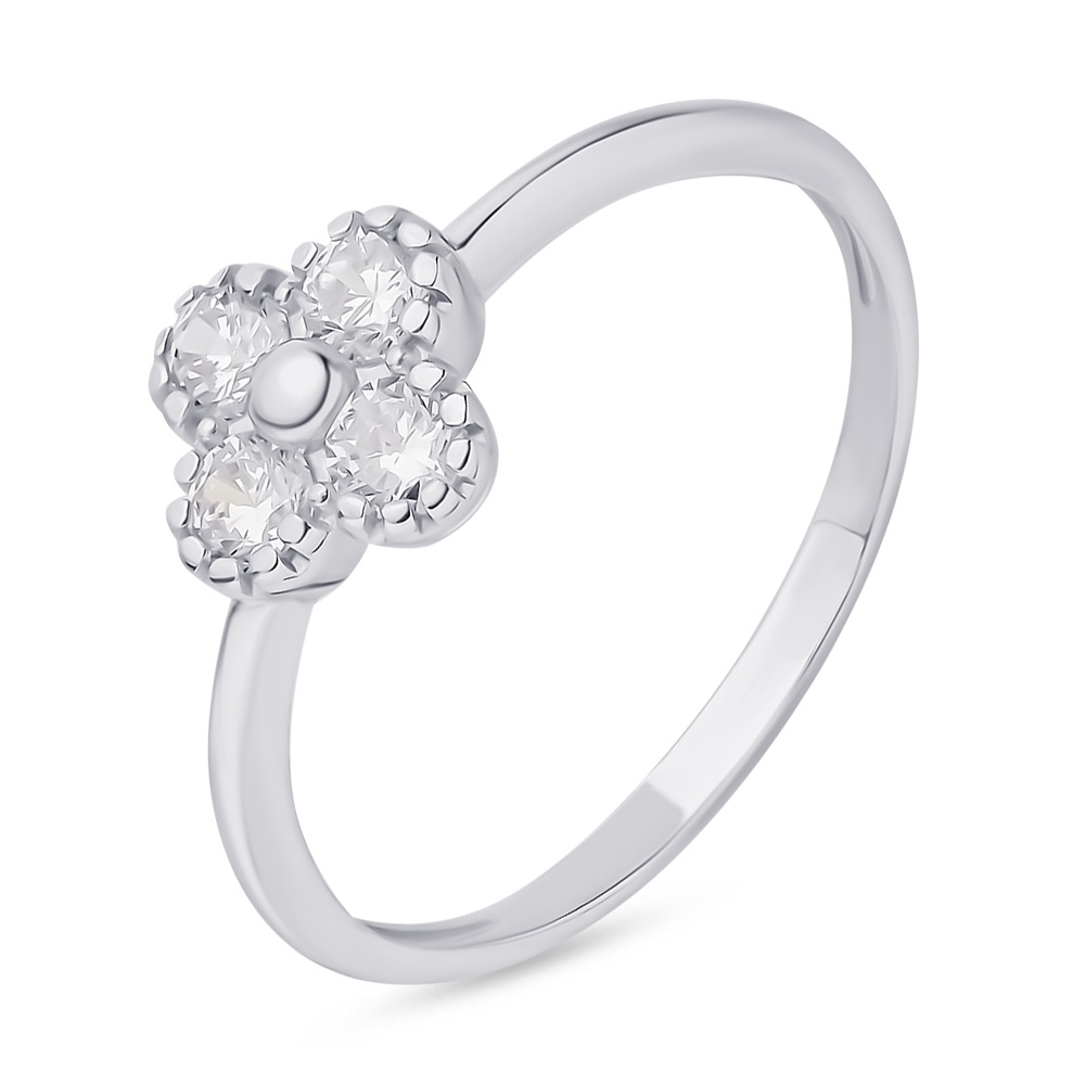 

Кольцо женское из серебра с фианитом 585Gold 701009691, р. 17, 701009691