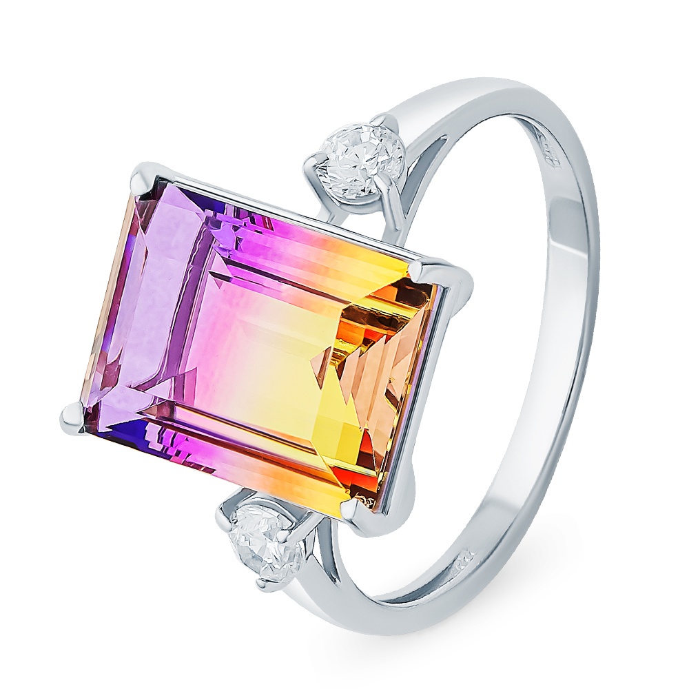 

Кольцо женское из серебра с фианитом 585Gold 701009689, р, 701009689