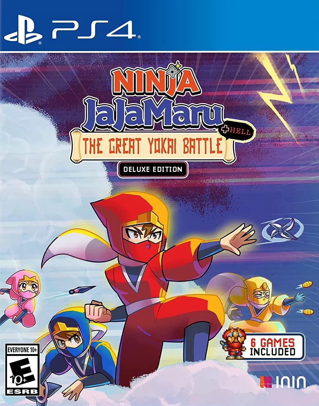 Игра Ninja JaJaMaru: The Great Yokai Battle+Hell Deluxe (PS4, английская версия)