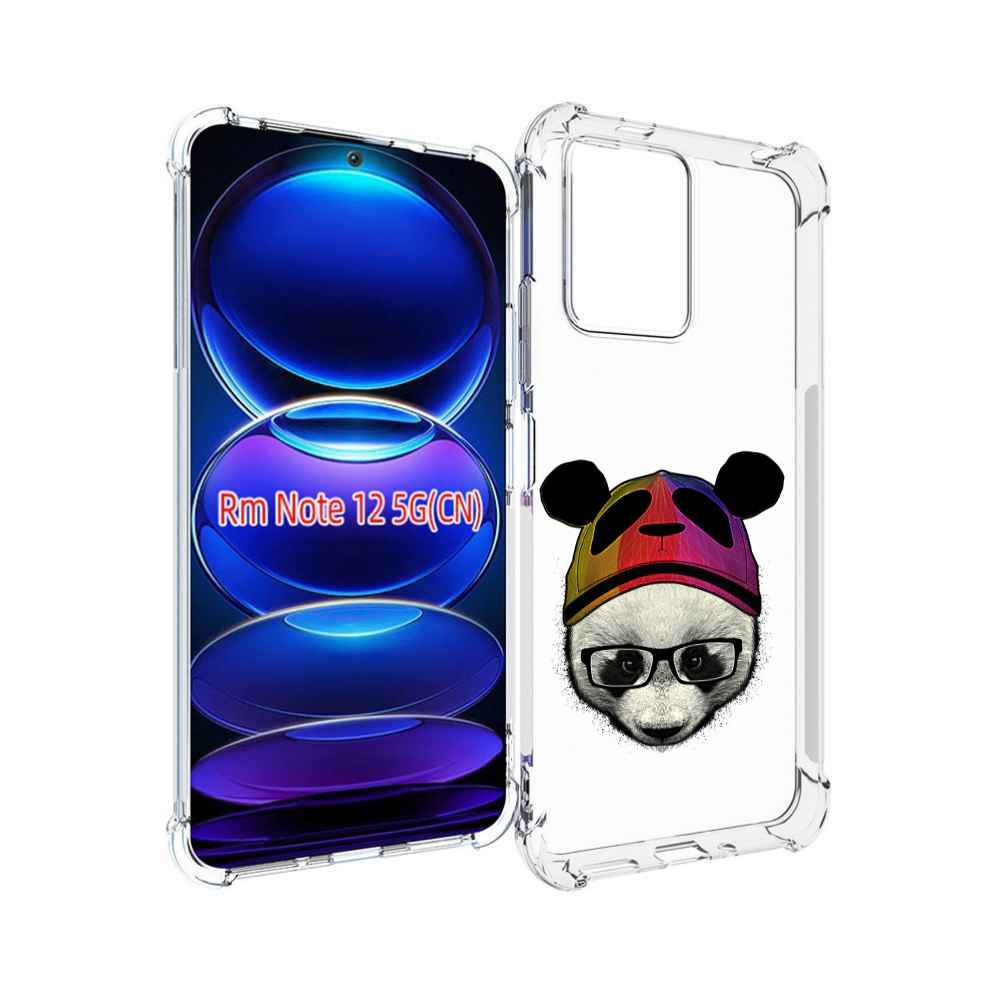 

Чехол Mypads Панда В Шапке Для Xiaomi Redmi Note 12, Прозрачный, Tocco