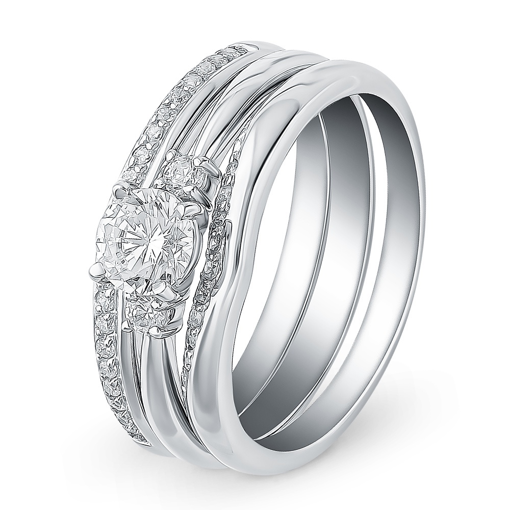 

Кольцо женское из серебра с фианитом 585Gold 701009828, р, 701009828