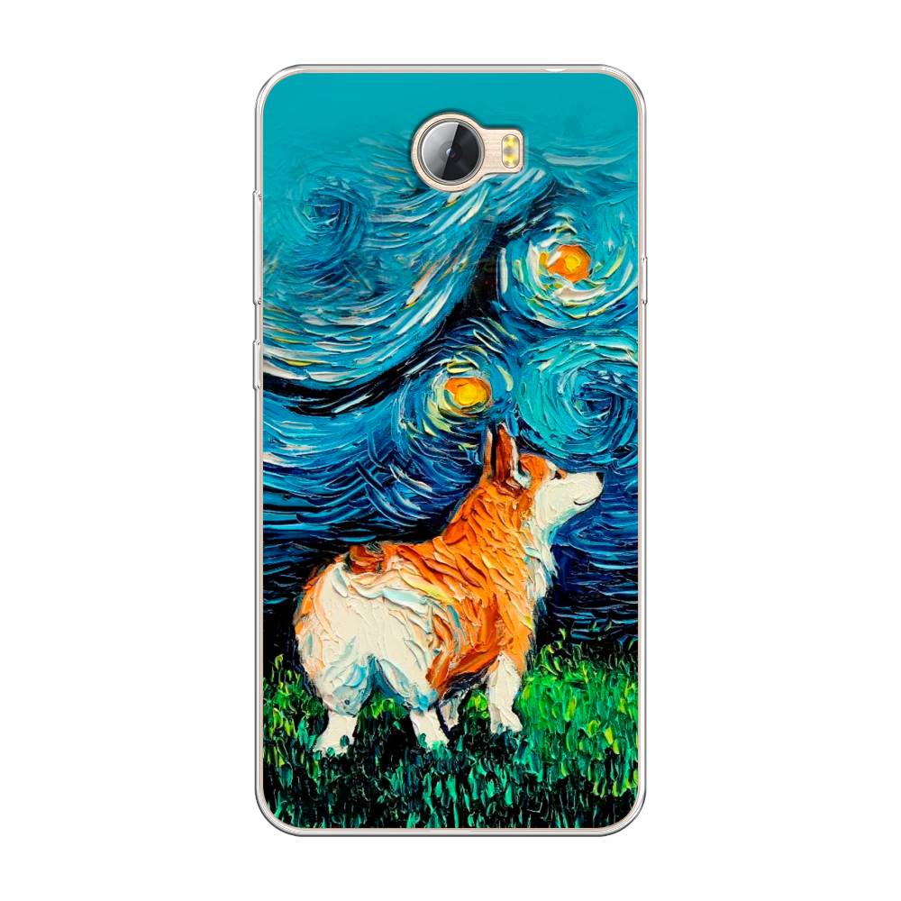 

Чехол на Huawei Y5 II "Корги звёздная ночь", Коричневый;белый;зеленый, 61950-1