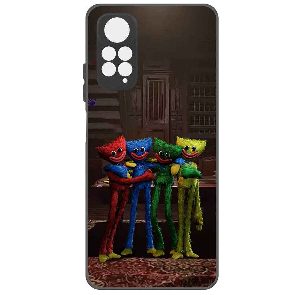 

Чехол-накладка Софт Хаги Ваги - Мини-Хаги для Xiaomi Redmi Note 11 Pro, Черный