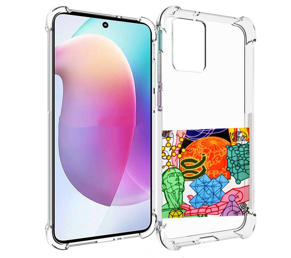 

Чехол MyPads физика-химия для Motorola Edge 30 Neo, Прозрачный, Tocco