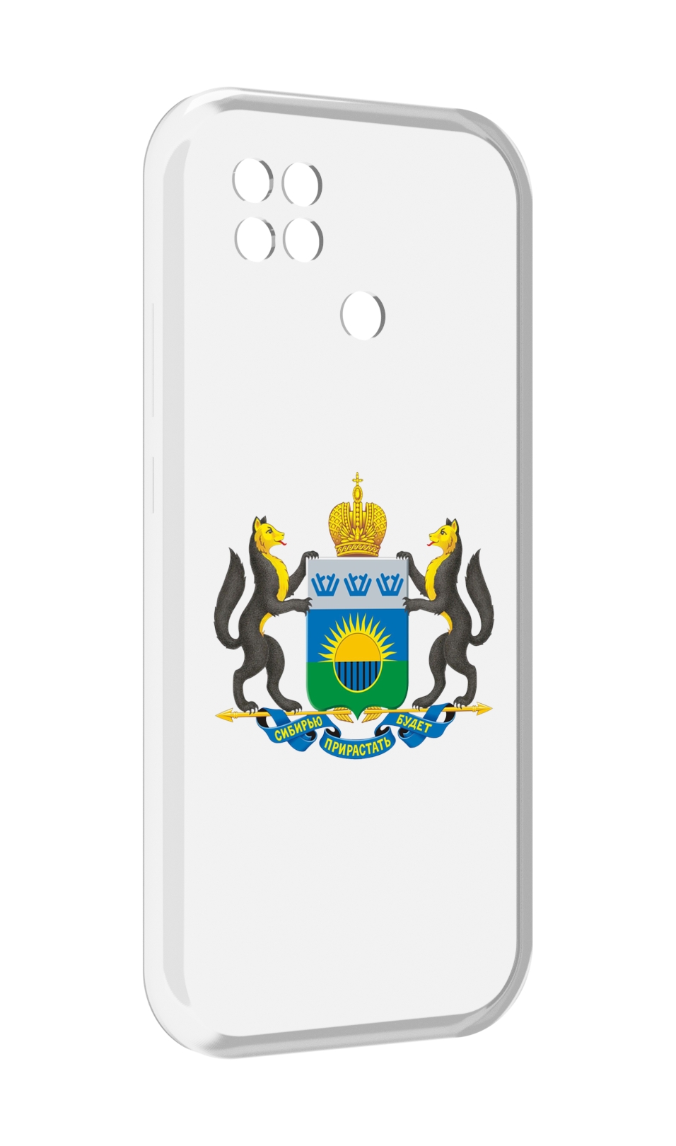 

Чехол MyPads герб-тюменская-область для Xiaomi Poco C40, Прозрачный, Tocco
