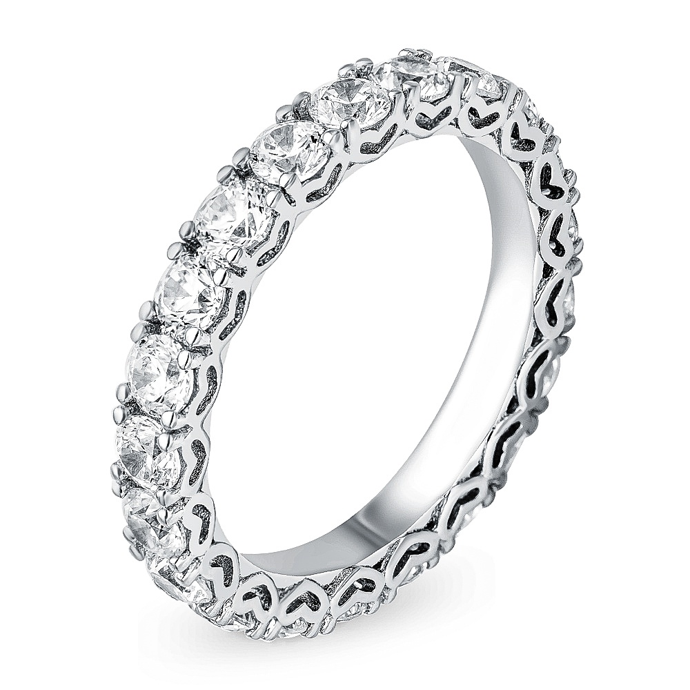 

Кольцо женское из серебра с фианитом 585Gold 701009261, р, 701009261