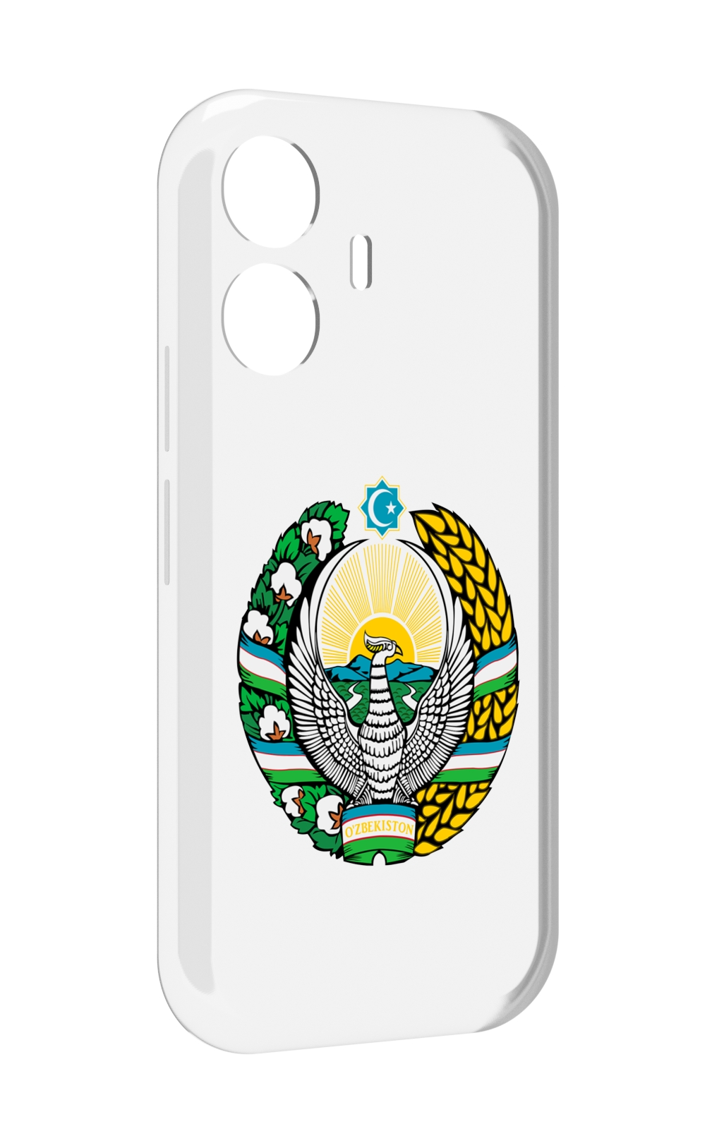 

Чехол MyPads герб-узбекистана для Vivo Y77E / Vivo iQOO Z6 Lite, Прозрачный, Tocco
