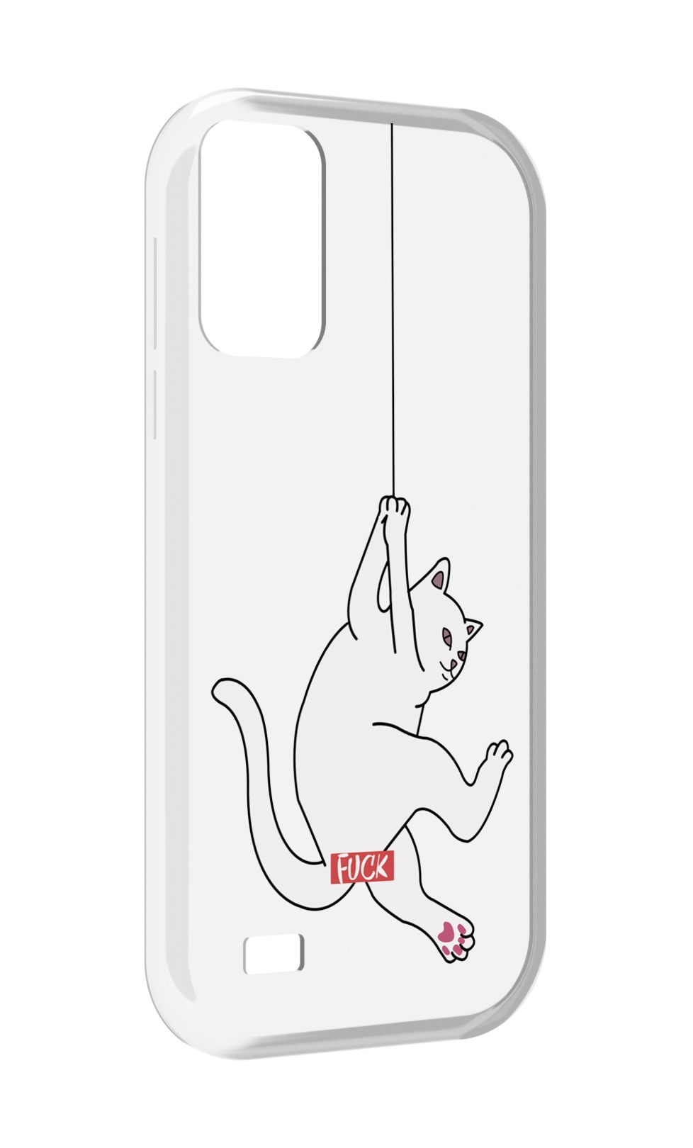 

Чехол MyPads котяра-на-веревке для Oukitel C31, Прозрачный, Tocco