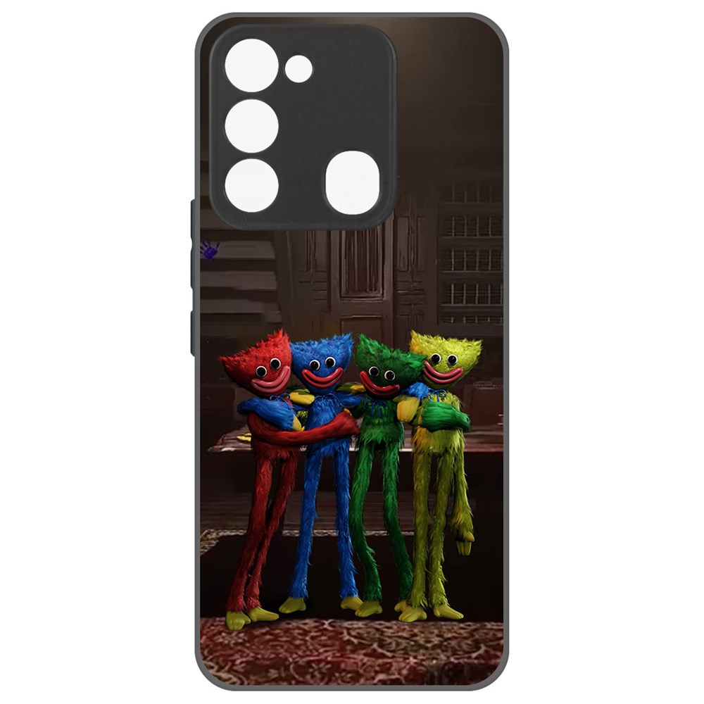 

Чехол-накладка Софт Хаги Ваги - Мини-Хаги для Tecno Spark 8C, Черный