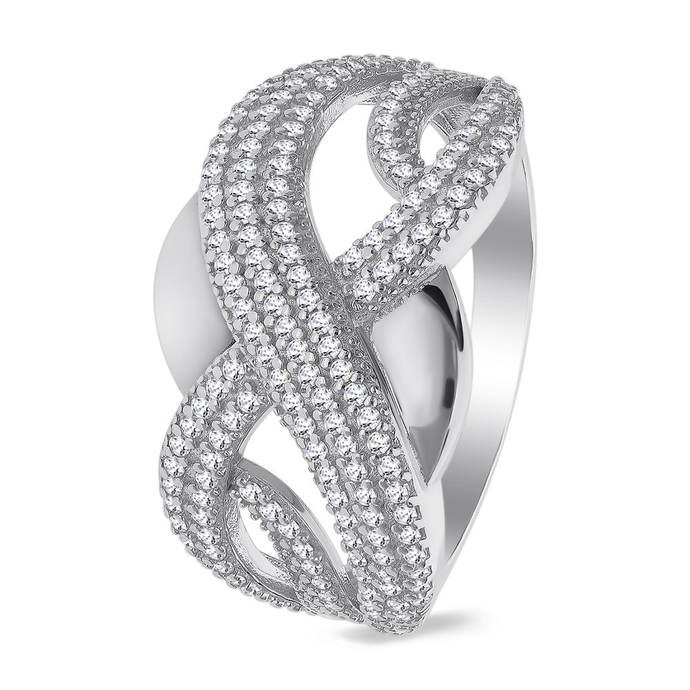 

Кольцо женское из серебра с фианитом 585Gold 701008301, р, 701008301