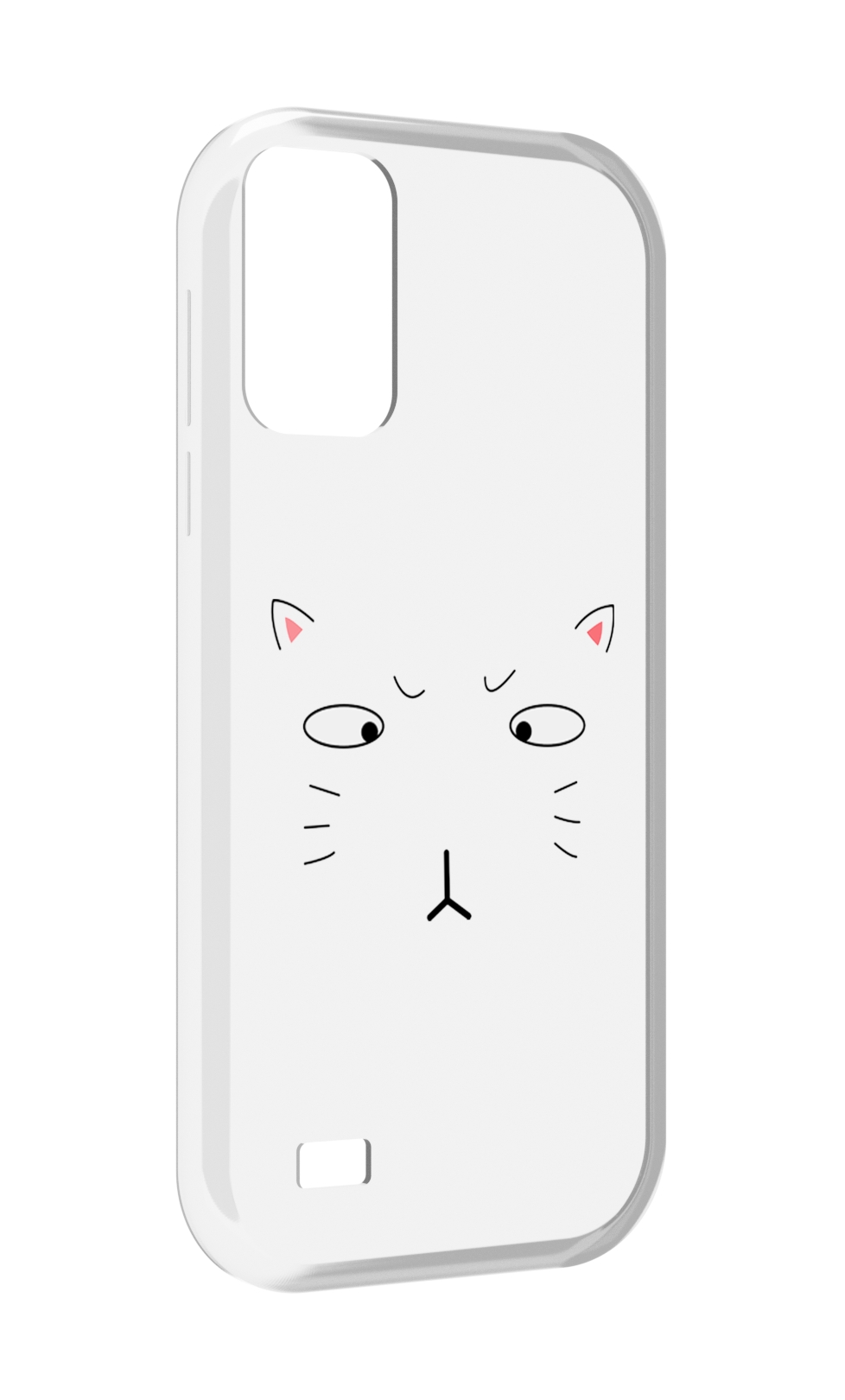 

Чехол MyPads кот-части-лица для Oukitel C31, Прозрачный, Tocco