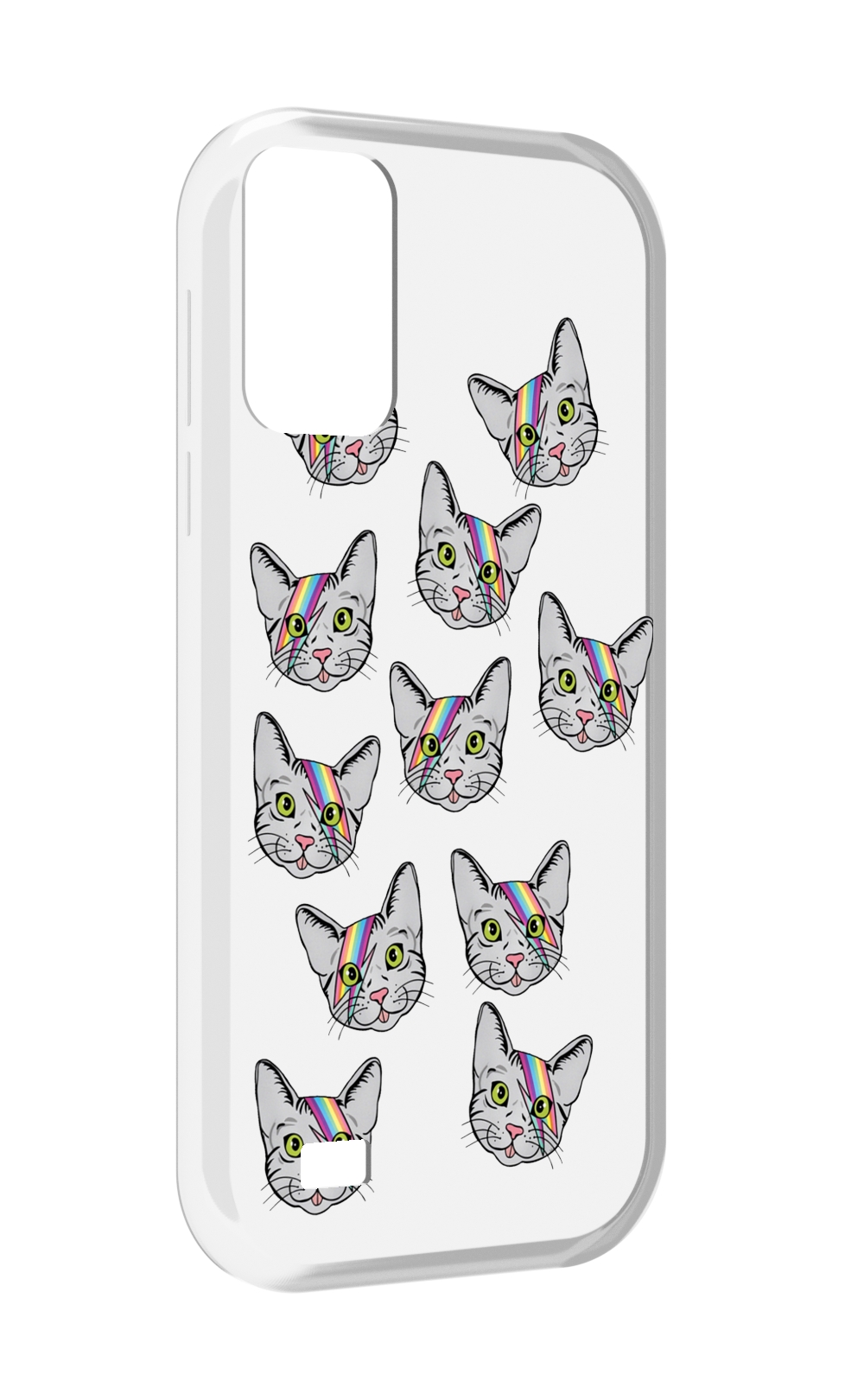 

Чехол MyPads кот-с-молнией-на-лбу для Oukitel C31, Прозрачный, Tocco